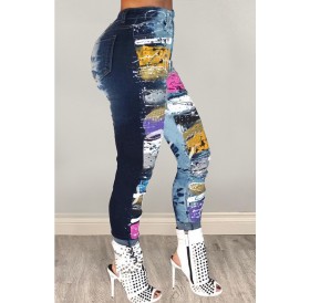 Lovely Trendy Printed Multicolor Pants