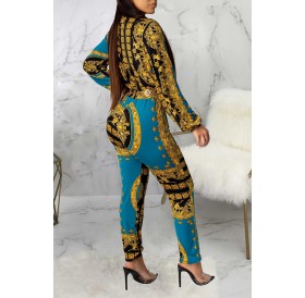 Lovely Trendy Printed Multicolor One-piece Jumpsuit